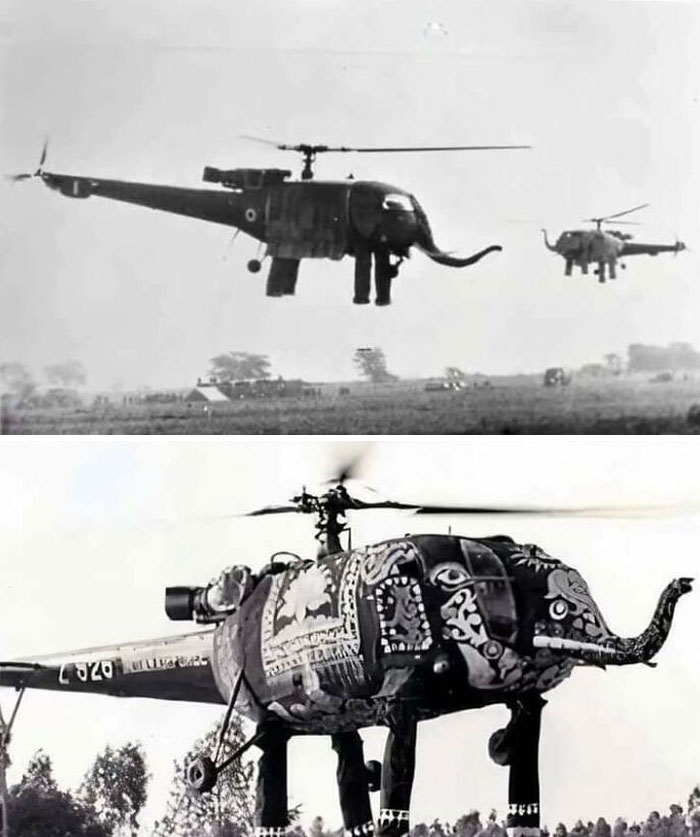 Indian Airforce Elephant Helicopters-1970's