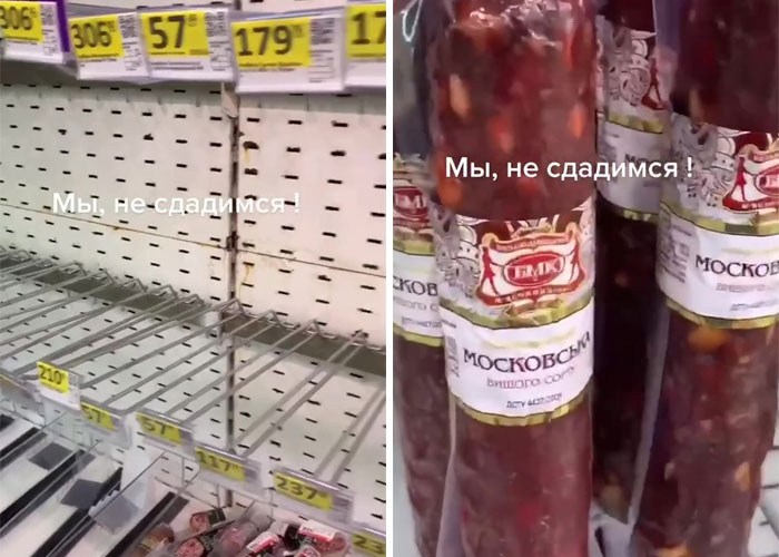 The Shelves Are Empty In Stores, But Russian Production Is Still Left Untouched