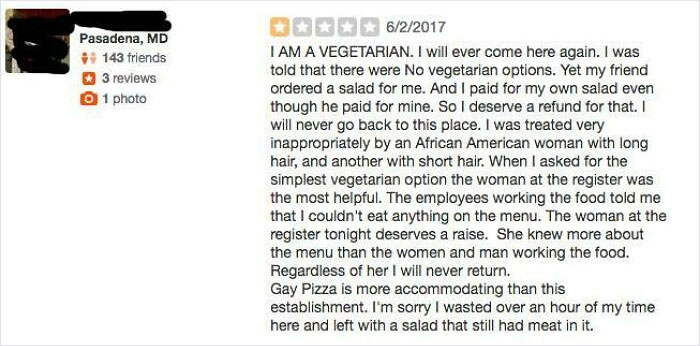 This Chicken Restaurant Didn't Have Vegetarian Options