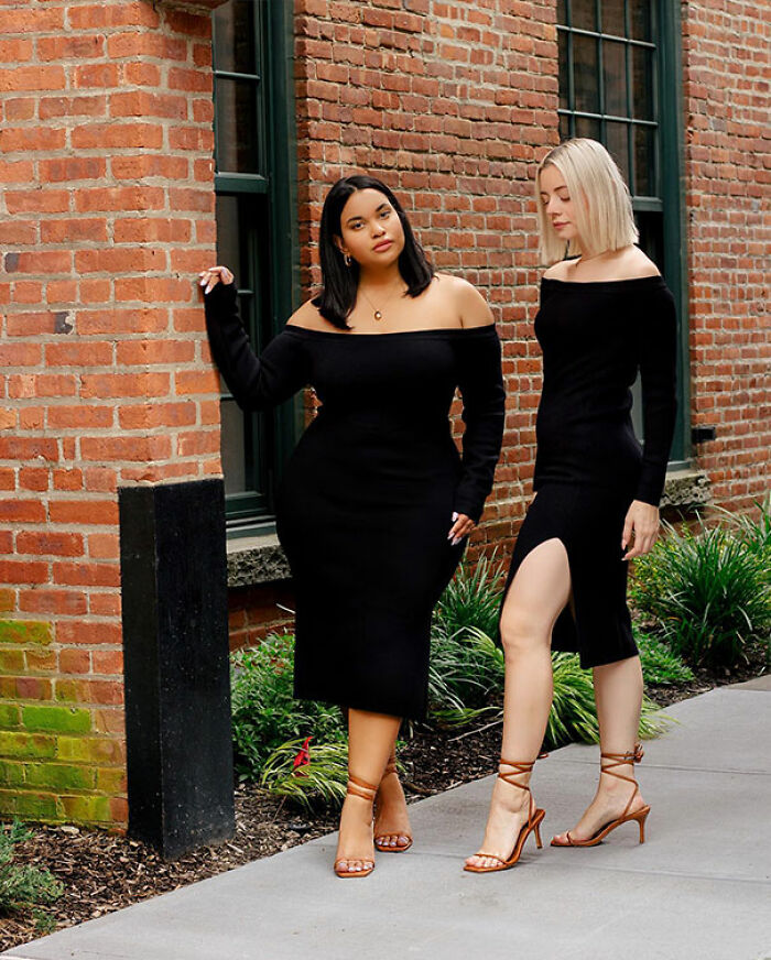 "Style Not Size": Two Friends Show How The Same Outfit Looks On Their Different Body Sizes (30 New Pics)