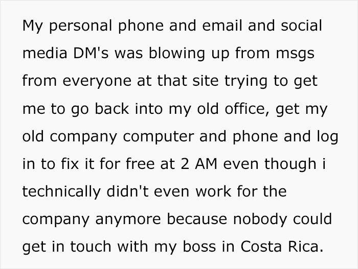 Overworked Employee Quits Because He Wasn't Getting A Fair Wage, Costs The Company $40 Million Overworked Employee Quits Because He Wasn't Getting A Fair Wage, Costs The Company $40 Million