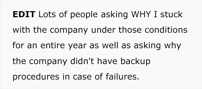 Overworked Employee Quits Because He Wasn't Getting A Fair Wage, Costs The Company $40 Million Overworked Employee Quits Because He Wasn't Getting A Fair Wage, Costs The Company $40 Million