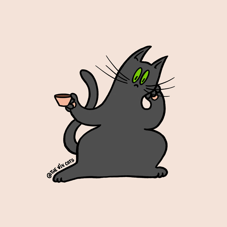 I Began Drawing Illustrations Of My Two Lovely Cats After I Got A Second Cat, Here's How It Went (21 Pics) I Began Drawing Illustrations Of My Two Lovely Cats After I Got A Second Cat, Here's How It Went (21 Pics)