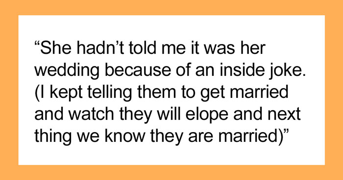 Woman Blamed For “Ruining” A Wedding Because She Wore All White To A Surprise Ceremony She Had No Idea About