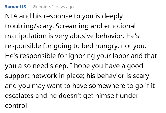 Entitled Husband Won't Reheat Dinner Himself, Wakes Up His Sleeping Wife To Laugh In Her Face Entitled Husband Won't Reheat Dinner Himself, Wakes Up His Sleeping Wife To Laugh In Her Face