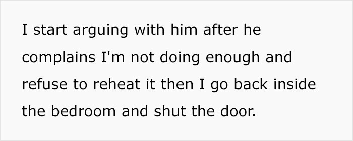 Entitled Husband Won't Reheat Dinner Himself, Wakes Up His Sleeping Wife To Laugh In Her Face Entitled Husband Won't Reheat Dinner Himself, Wakes Up His Sleeping Wife To Laugh In Her Face