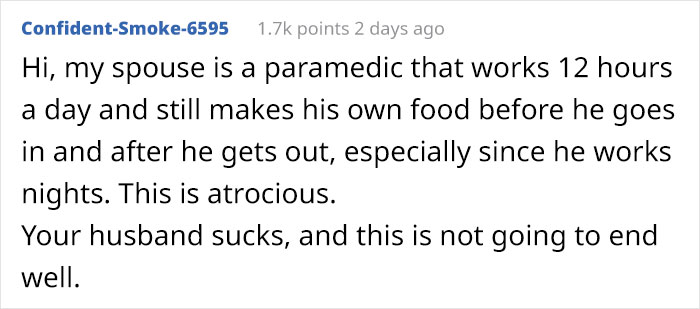 Entitled Husband Won't Reheat Dinner Himself, Wakes Up His Sleeping Wife To Laugh In Her Face Entitled Husband Won't Reheat Dinner Himself, Wakes Up His Sleeping Wife To Laugh In Her Face