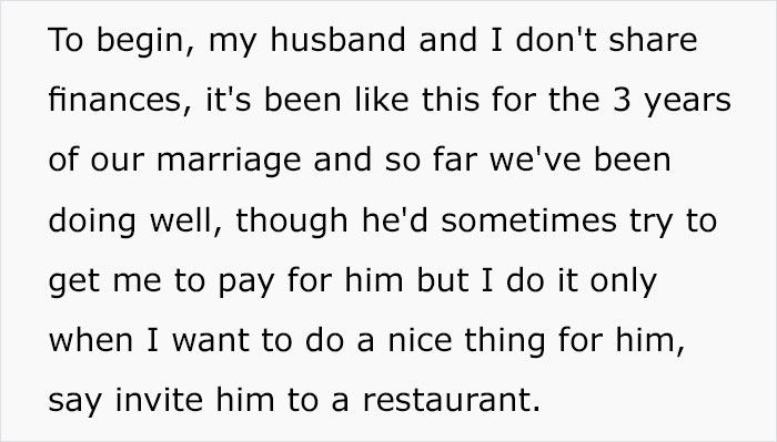 'He Insisted I Pay': Husband Loses It When Wife Only Pays For Her Own Meal After Big Family Celebratory Dinner That He Organized