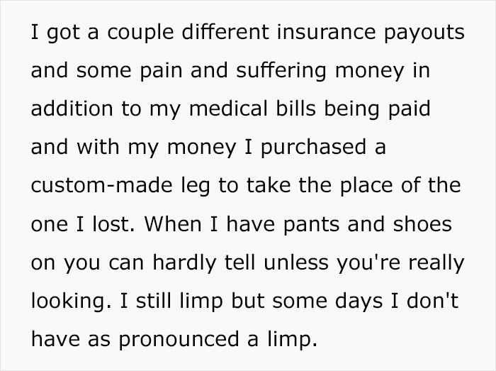 “I Took My Leg Off”: Woman Asks If She Was Wrong To Dramatically Respond To This Man Who Yelled At Her For Parking In A Handicapped Spot