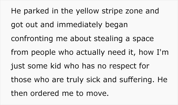 “I Took My Leg Off”: Woman Asks If She Was Wrong To Dramatically Respond To This Man Who Yelled At Her For Parking In A Handicapped Spot