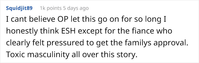 Male Relatives Decide To Test Future In-Law's "Manliness", Are Livid When They Get Uninvited From The Wedding Instead Male Relatives Decide To Test Future In-Law's "Manliness", Are Livid When They Get Uninvited From The Wedding Instead