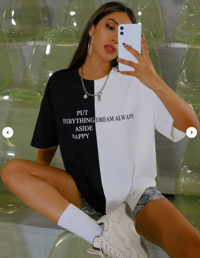 I Was Online Shopping On Shein, And Found This Shirt. Put Everything Dream Always Aside Happy? Put Everything Aside Happy Dream Always? What