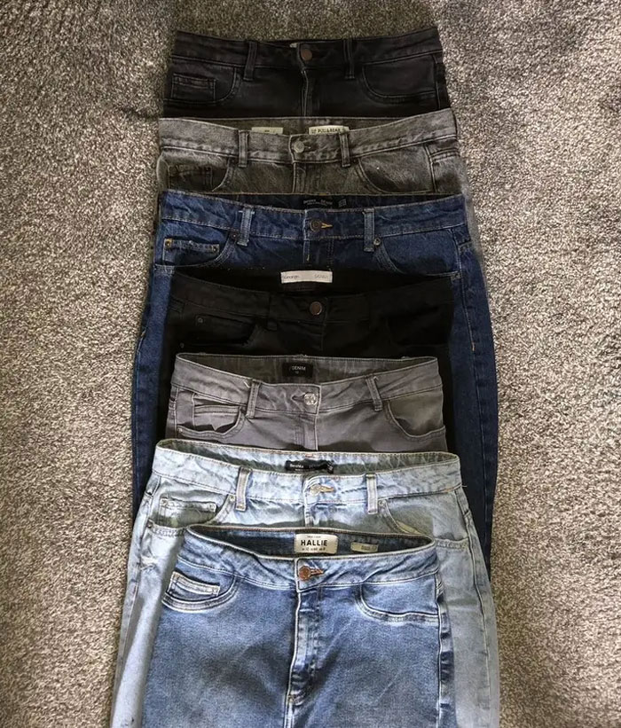 In Case You’ve Ever Wondered Why Women Get So Frustrated With Our Clothing Sizes - Every Pair Of Jeans Pictured Is A Size 12
