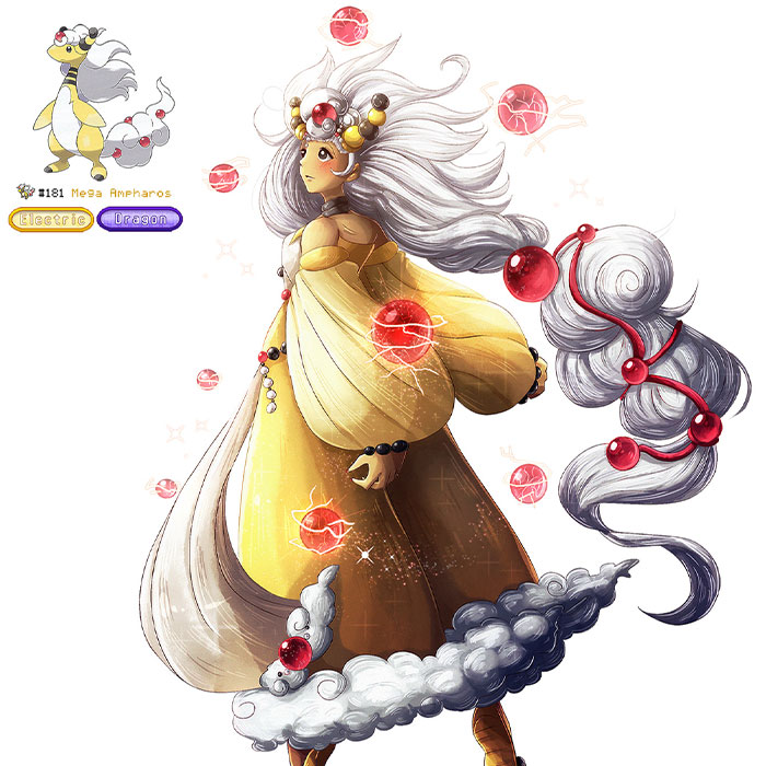 I Turn Yellow Pokémon Into Human-Like Characters, Here Are My 19 Favorite Works