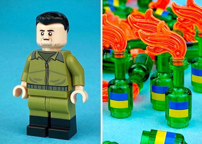 Mini Figurines Of Zelenskyy And Molotov Cocktails Raise $160K For Ukraine Relief