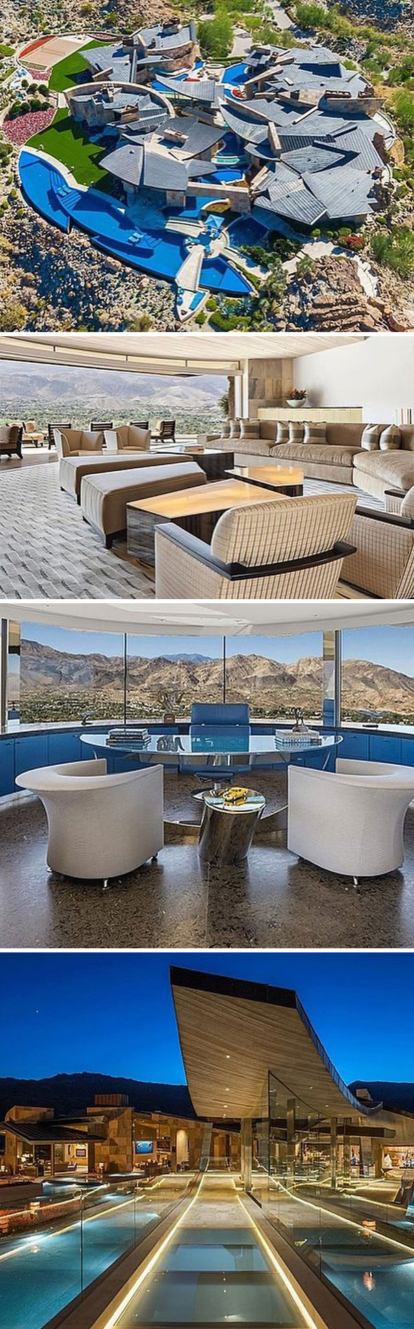 Here’s An Insane $49.5 Million 21k Square Foot Home In Palm Dessert, Ca. $49,500,000