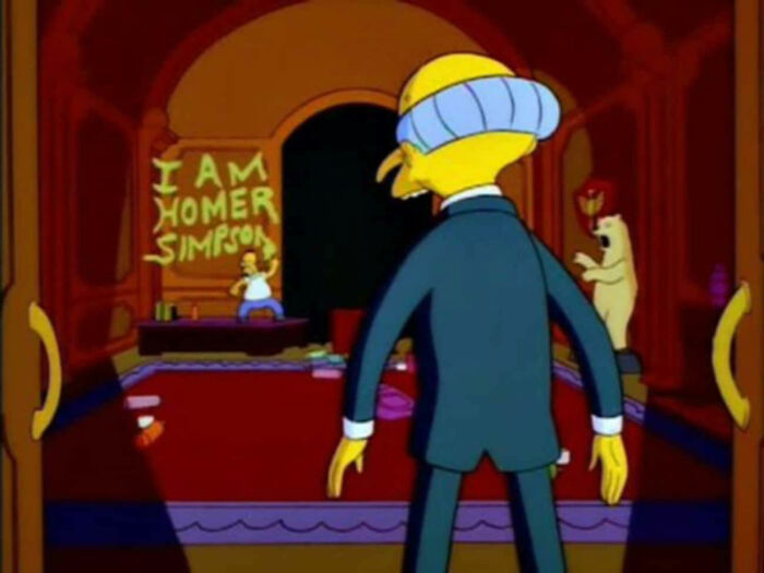 Mr. Burns Remembers Homer And Knows His Name