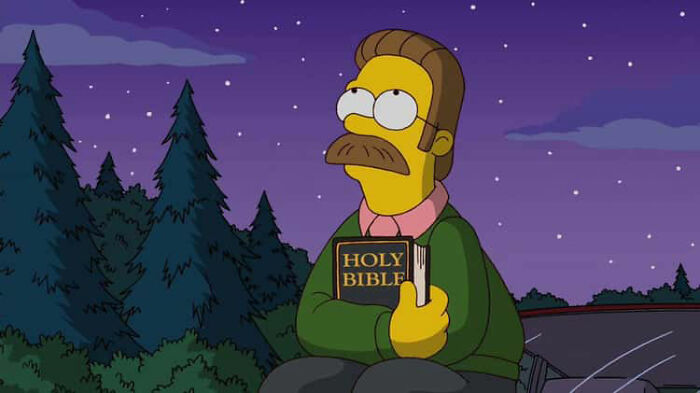 We See Homer Through Ned Flanders's Eyes