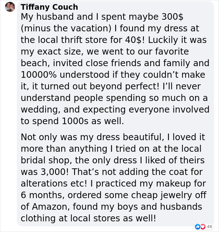 Frugal Bride Shares How She Only Spent $500 For The Whole Wedding With 40 Guests And People Are Applauding Her Ingeniosity Frugal Bride Shares How She Only Spent $500 For The Whole Wedding With 40 Guests And People Are Applauding Her Ingeniosity
