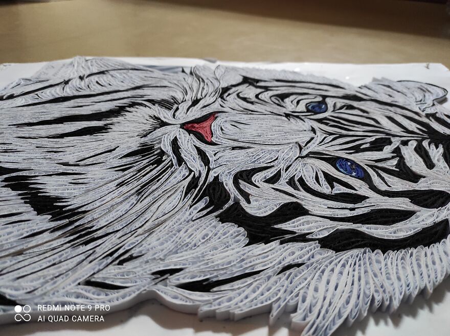 My Bengal Tiger - 3D Paper Art (Quilling) My Bengal Tiger - 3D Paper Art (Quilling)
