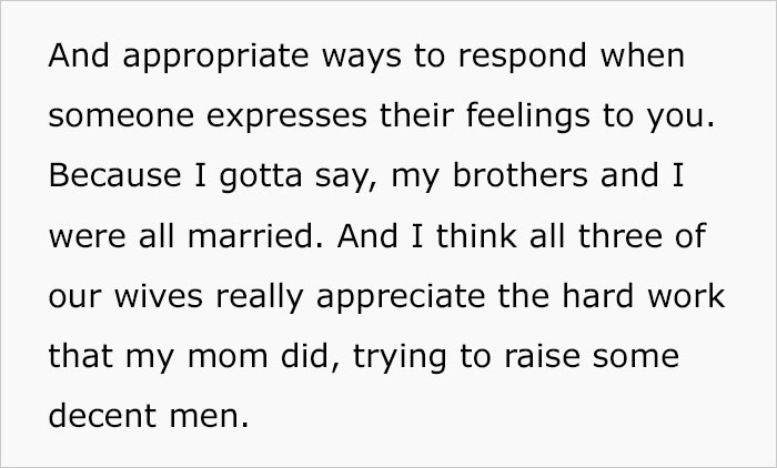 Mom Made This Curriculum To Make Her 3 Sons Good Future Husbands, One Of The Sons Shares His Experience Years Later Mom Made This Curriculum To Make Her 3 Sons Good Future Husbands, One Of The Sons Shares His Experience Years Later