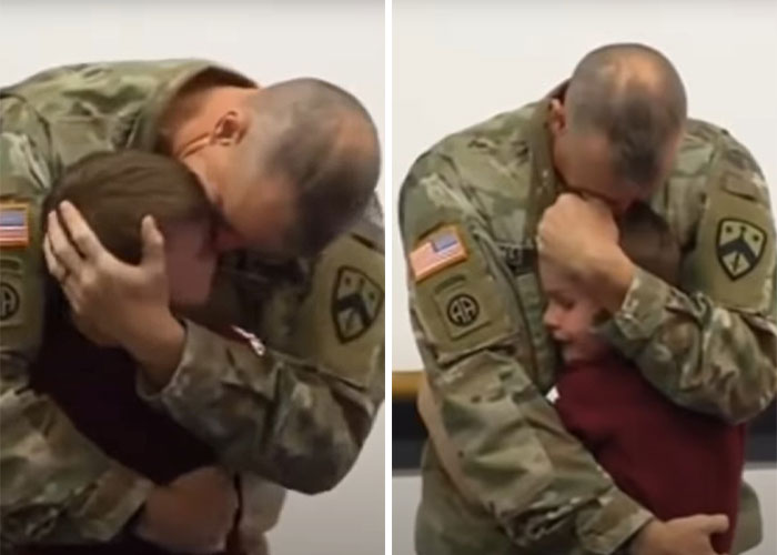 Woman Is Frozen In Place After Seeing Her Mom Enter The Classroom She’s Teaching After 11 Months Of Deployment Woman Is Frozen In Place After Seeing Her Mom Enter The Classroom She’s Teaching After 11 Months Of Deployment