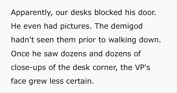 Company Lawyer Throws A Tantrum About People Getting Moved Into His Office Space, Employee Takes Revenge By Seating A Sound Engineer Close By Company Lawyer Throws A Tantrum About People Getting Moved Into His Office Space, Employee Takes Revenge By Seating A Sound Engineer Close By