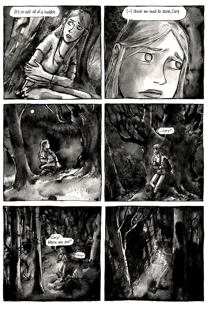 I'm Creating A Dark Comic Series With Lots Of Twists, Secrets, Creepy Characters And Spooky Pen And Ink Artwork, Here's Part 4 I'm Creating A Dark Comic Series With Lots Of Twists, Secrets, Creepy Characters And Spooky Pen And Ink Artwork, Here's Part 4