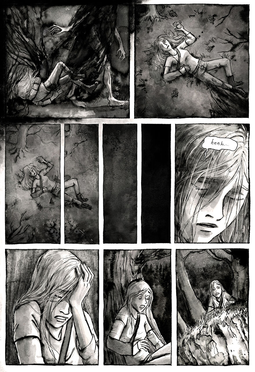 I'm Creating A Dark Comic Series With Lots Of Twists, Secrets, Creepy Characters And Spooky Pen And Ink Artwork, Here's Part 4