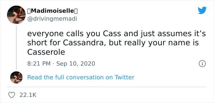 Don't Cassume Someone's Name Meme