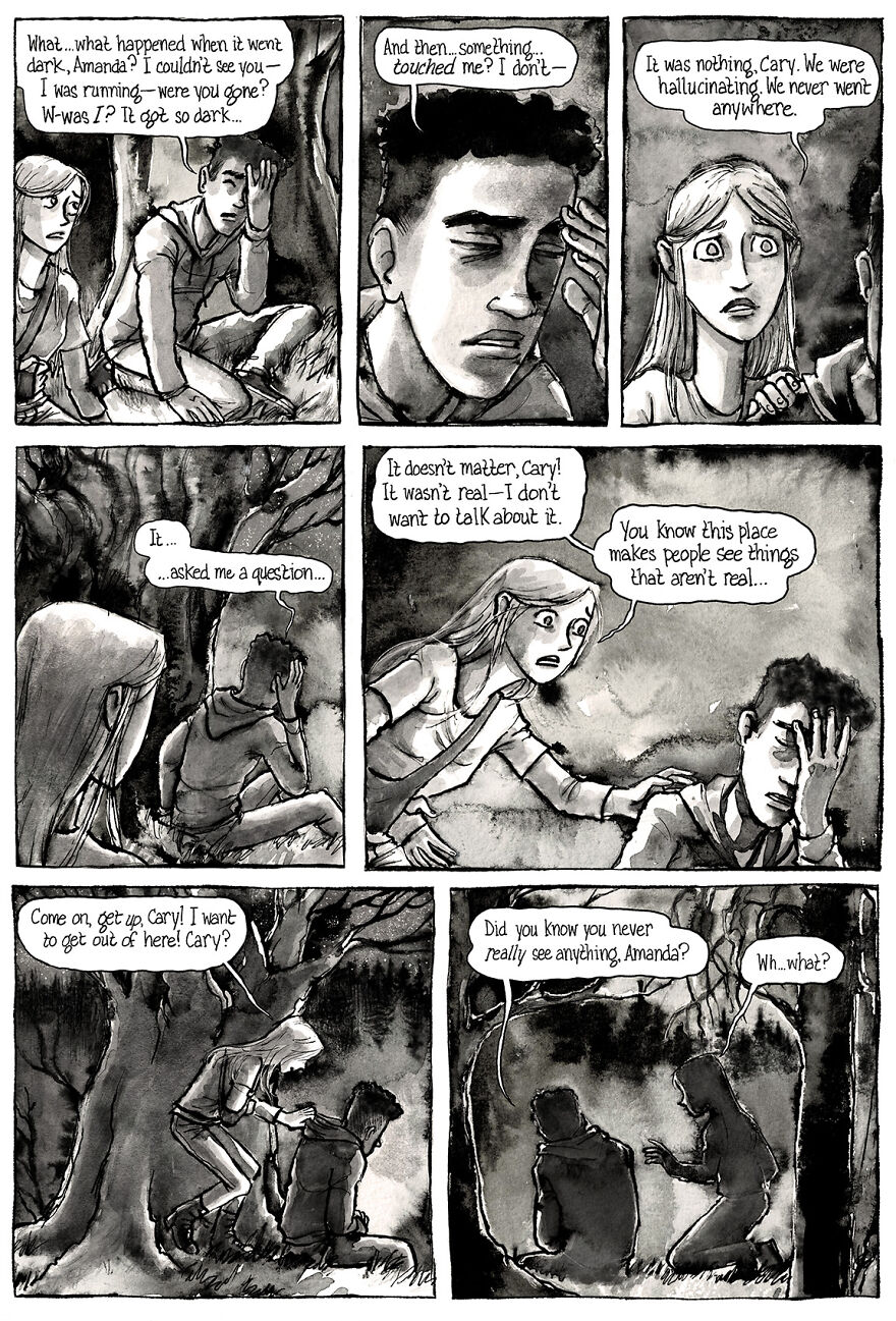 I'm Creating A Dark Comic Series With Lots Of Twists, Secrets, Creepy Characters And Spooky Pen And Ink Artwork, Here's Part 4 I'm Creating A Dark Comic Series With Lots Of Twists, Secrets, Creepy Characters And Spooky Pen And Ink Artwork, Here's Part 4