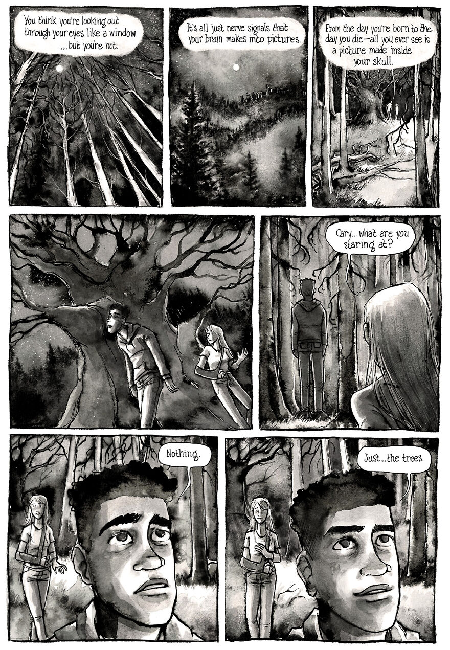 I'm Creating A Dark Comic Series With Lots Of Twists, Secrets, Creepy Characters And Spooky Pen And Ink Artwork, Here's Part 4 I'm Creating A Dark Comic Series With Lots Of Twists, Secrets, Creepy Characters And Spooky Pen And Ink Artwork, Here's Part 4