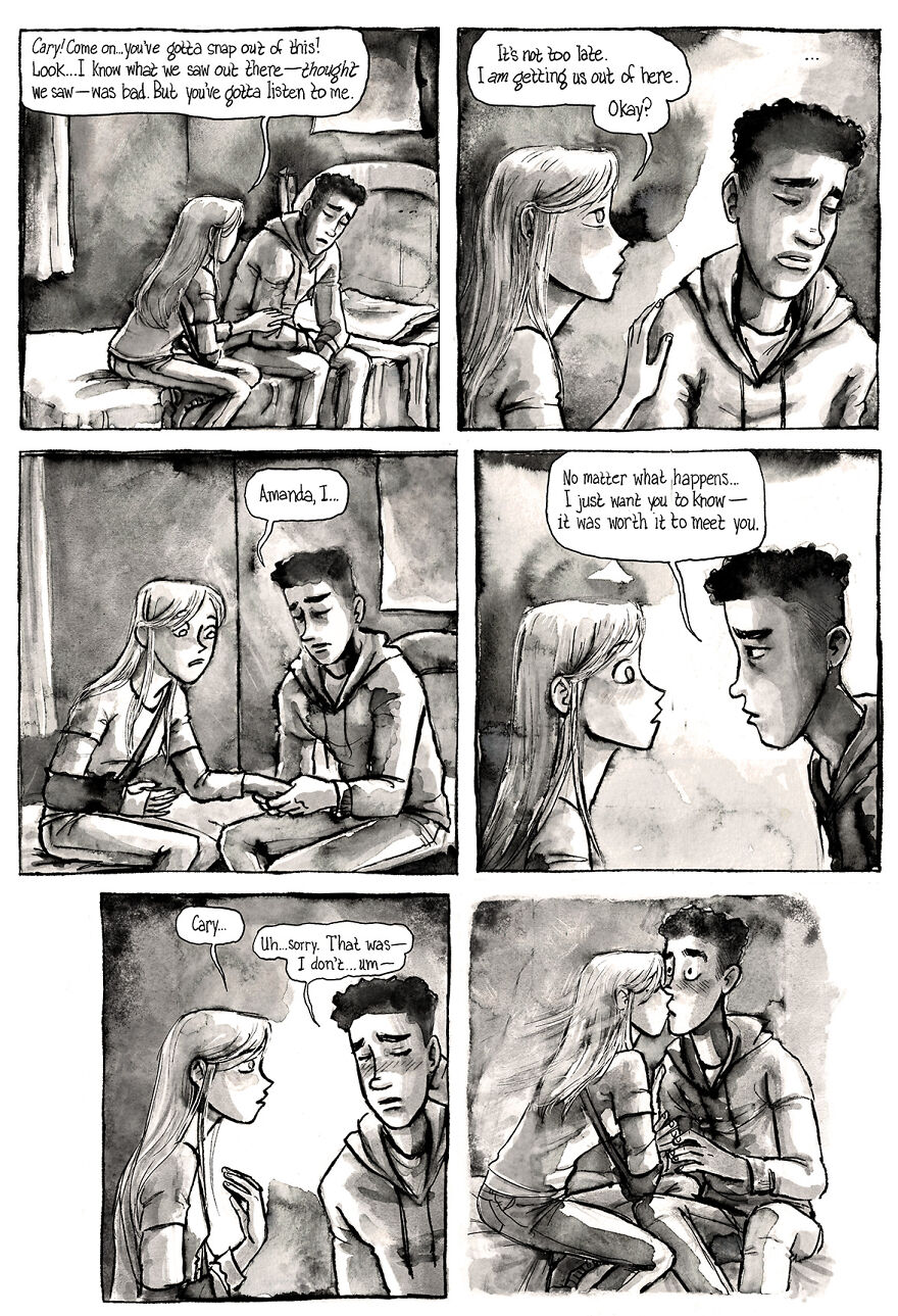 I'm Creating A Dark Comic Series With Lots Of Twists, Secrets, Creepy Characters And Spooky Pen And Ink Artwork, Here's Part 4 I'm Creating A Dark Comic Series With Lots Of Twists, Secrets, Creepy Characters And Spooky Pen And Ink Artwork, Here's Part 4