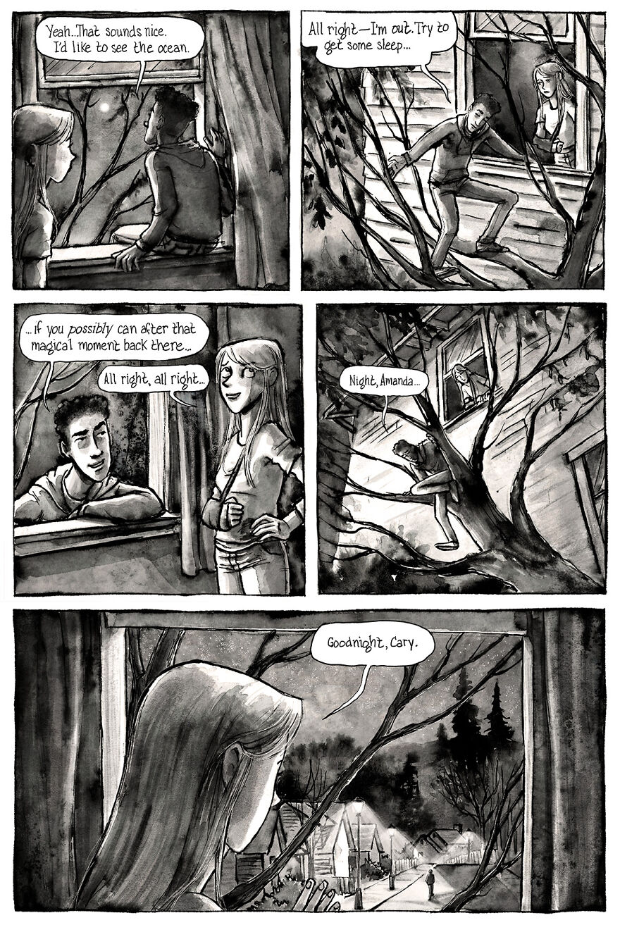 I'm Creating A Dark Comic Series With Lots Of Twists, Secrets, Creepy Characters And Spooky Pen And Ink Artwork, Here's Part 4 I'm Creating A Dark Comic Series With Lots Of Twists, Secrets, Creepy Characters And Spooky Pen And Ink Artwork, Here's Part 4