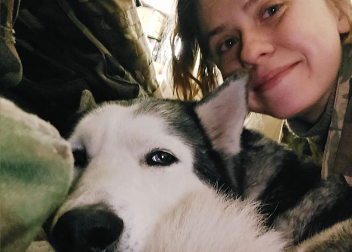 Wholesome Video Shows The Moment A Husky Is Reunited With Its Owner In Bucha, Ukraine, After Separation Caused By Russian Attacks