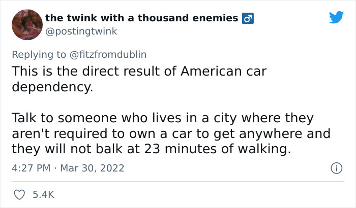 Woman Asked If People Consider 23 Minutes A Walking Distance And Created Quite A Debate On Twitter Woman Asked If People Consider 23 Minutes A Walking Distance And Created Quite A Debate On Twitter