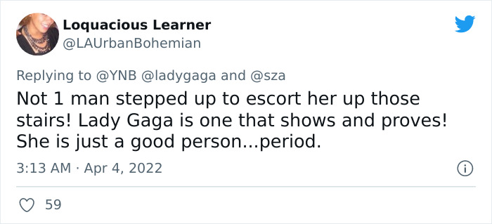 Lady Gaga Shows Grace And Kindness When She Helps SZA With Her Dress After Losing A Grammy To Her Lady Gaga Shows Grace And Kindness When She Helps SZA With Her Dress After Losing A Grammy To Her