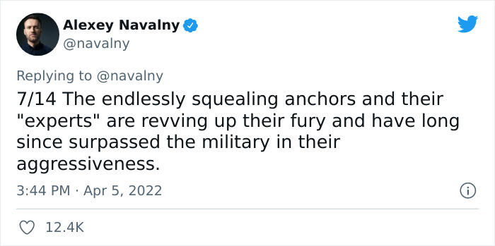 Navalny Shares What Russian TV Says About Bucha After Nearly 300 Residents Were Found Dead Navalny Shares What Russian TV Says About Bucha After Nearly 300 Residents Were Found Dead