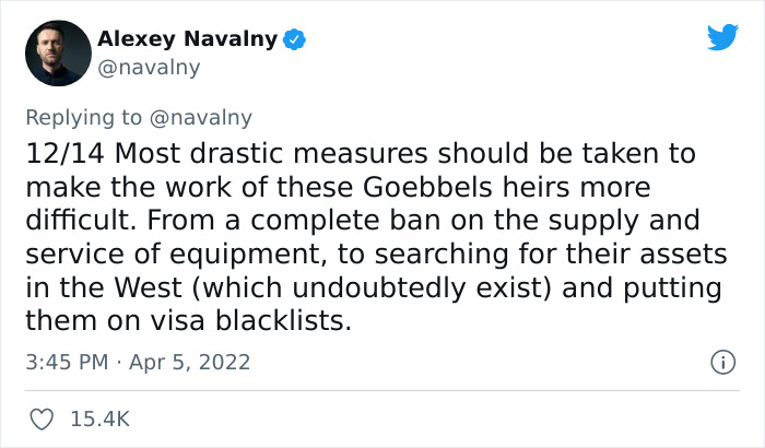 Navalny Shares What Russian TV Says About Bucha After Nearly 300 Residents Were Found Dead Navalny Shares What Russian TV Says About Bucha After Nearly 300 Residents Were Found Dead