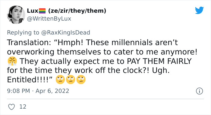 Online Discussion Ensues After A Couple Of Twitter Users Pointed Out How Entitled Millennials And Gen Zers Are