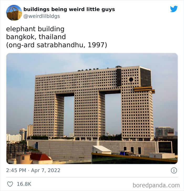 Buildings Being Weird Little Guys