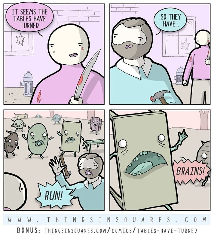 50 Lighthearted Comics By Things In Squares
