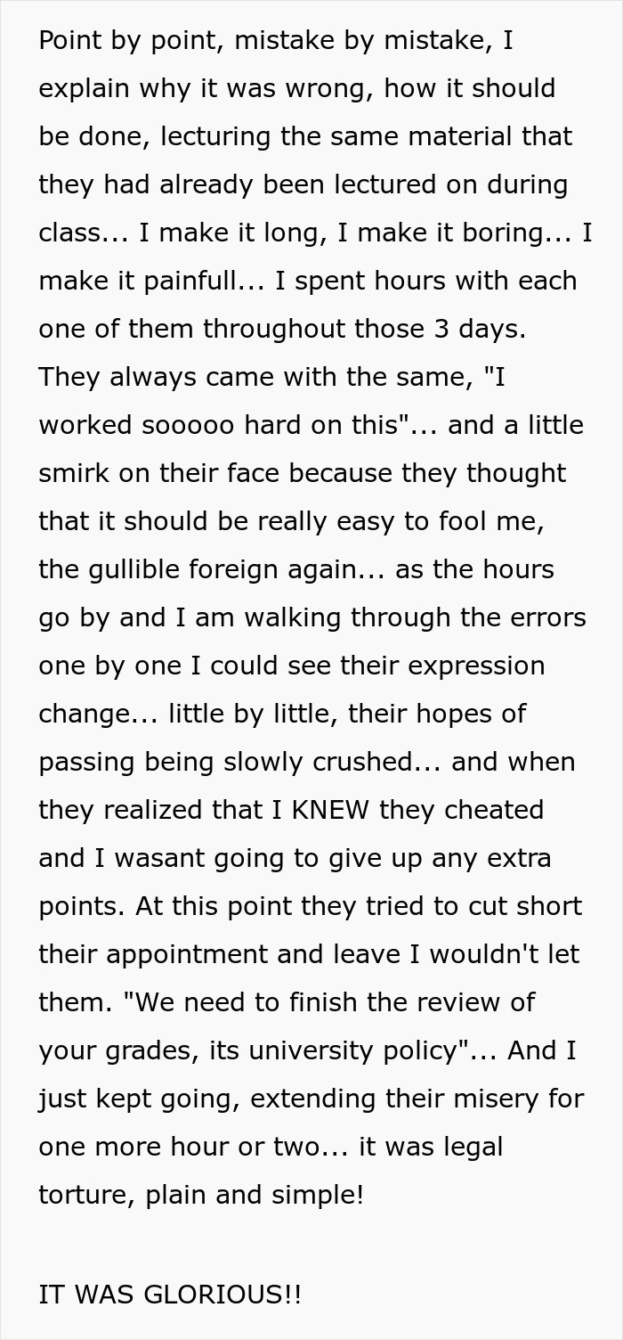 Professor Outsmarts His Cheating Students Who Thought They Had Him Fooled, Sets Up Hilarious Revenge Professor Outsmarts His Cheating Students Who Thought They Had Him Fooled, Sets Up Hilarious Revenge