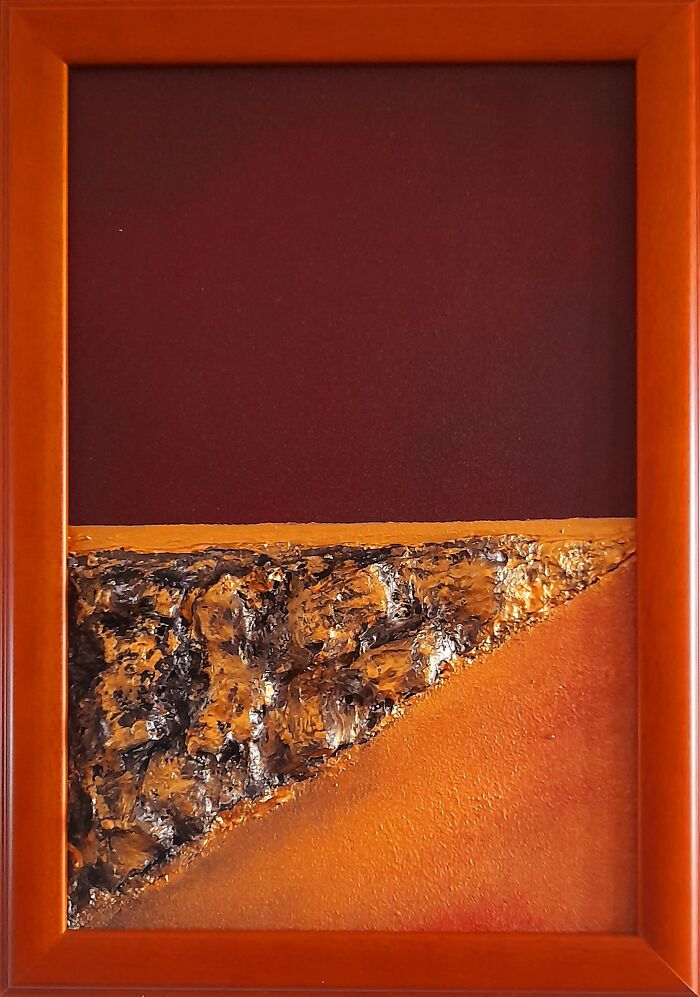 Queennoble's Satisfying Textured Abstract Wall Artworks That Will Make You Want To Run Hands Through Them (31 Pics)