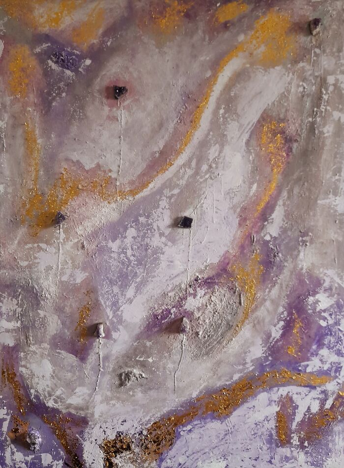 Queennoble's Satisfying Textured Abstract Wall Artworks That Will Make You Want To Run Hands Through Them (31 Pics)