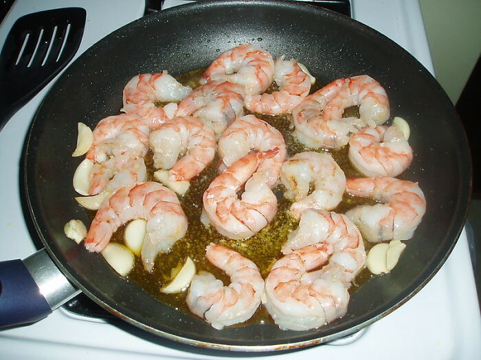 Dumping Shrimp Straight In The Garbage Can, No Cooking Required!