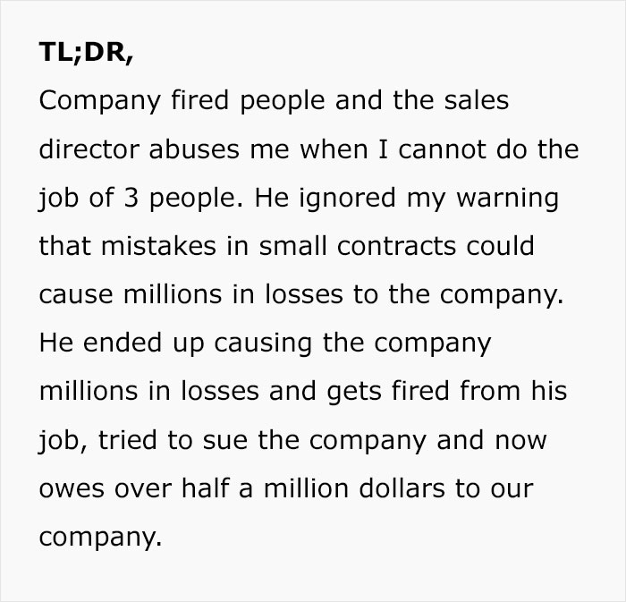 Manager Tries To Blame Million Dollar Losses On This Employee, Unluckily For Him, He Has All The 'Receipts' Manager Tries To Blame Million Dollar Losses On This Employee, Unluckily For Him, He Has All The 'Receipts'