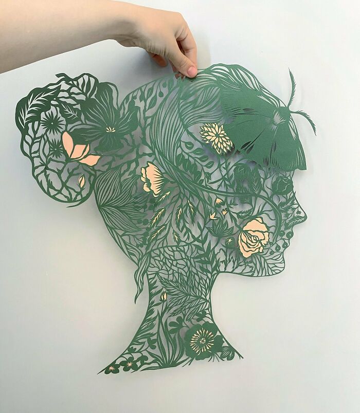 I Create Intricate Laced Paper Cuts Inspired By Nature