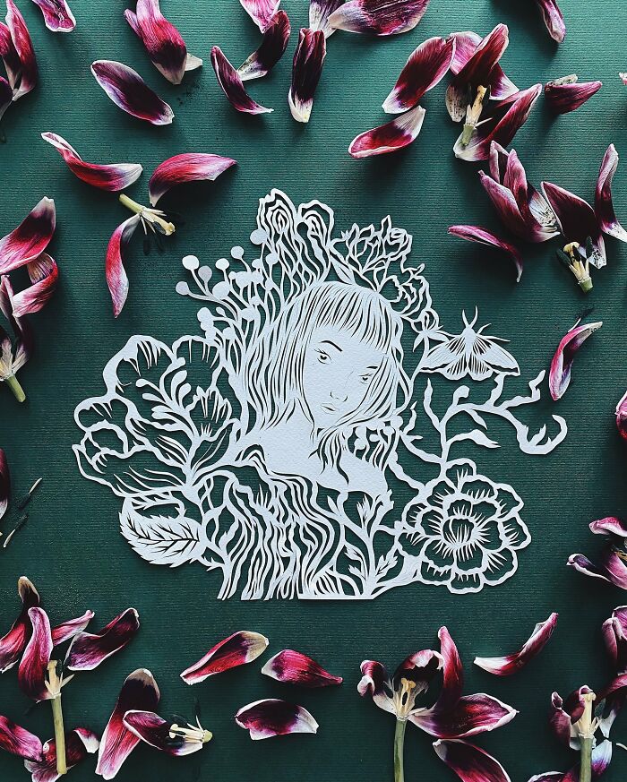 I Create Intricate Laced Paper Cuts Inspired By Nature