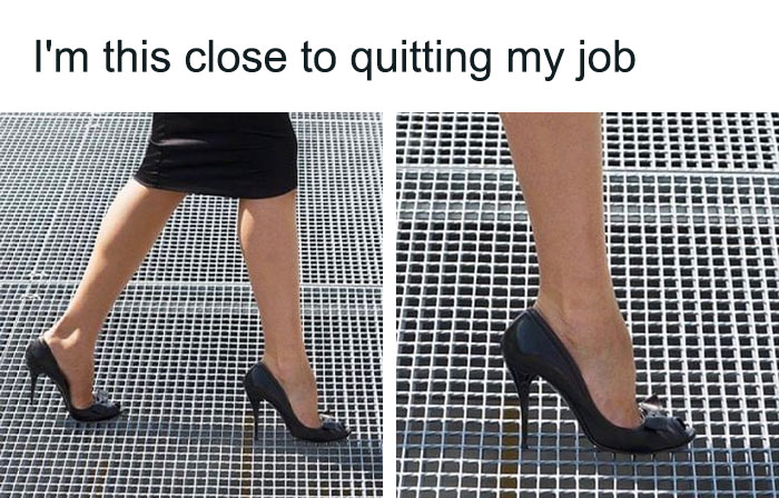 One More Step And I’m Done.
.
.
.
.
.
#highheels #corporatehumor #corporate #humor #lol #memes #dailymemes #dailymeme #wfh #wfhlife #corporatelife #lmao